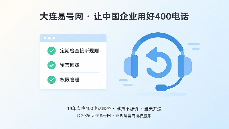 400电话申请后维护规则左图右文式配图