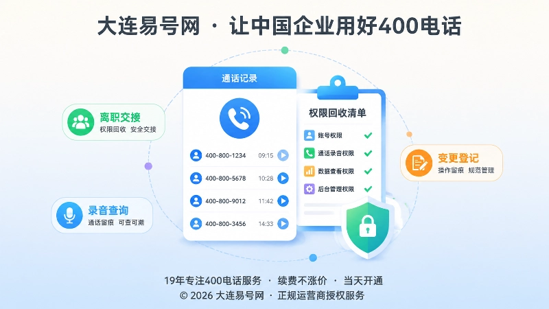 400电话权限回收与通话留痕聚焦图